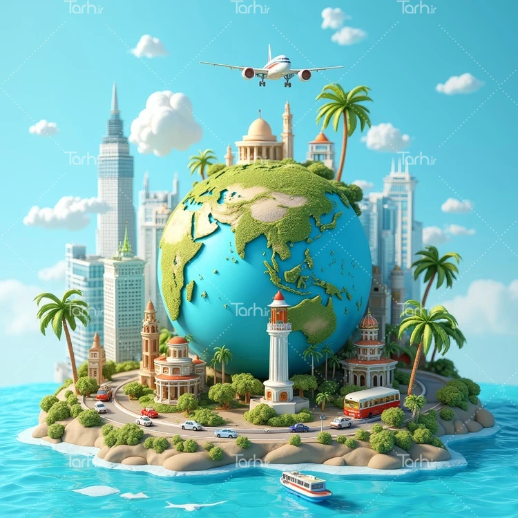 تصویر دفتر مسافرتی ویژه wordw عکس حرفه ای آژانس مسافرتی