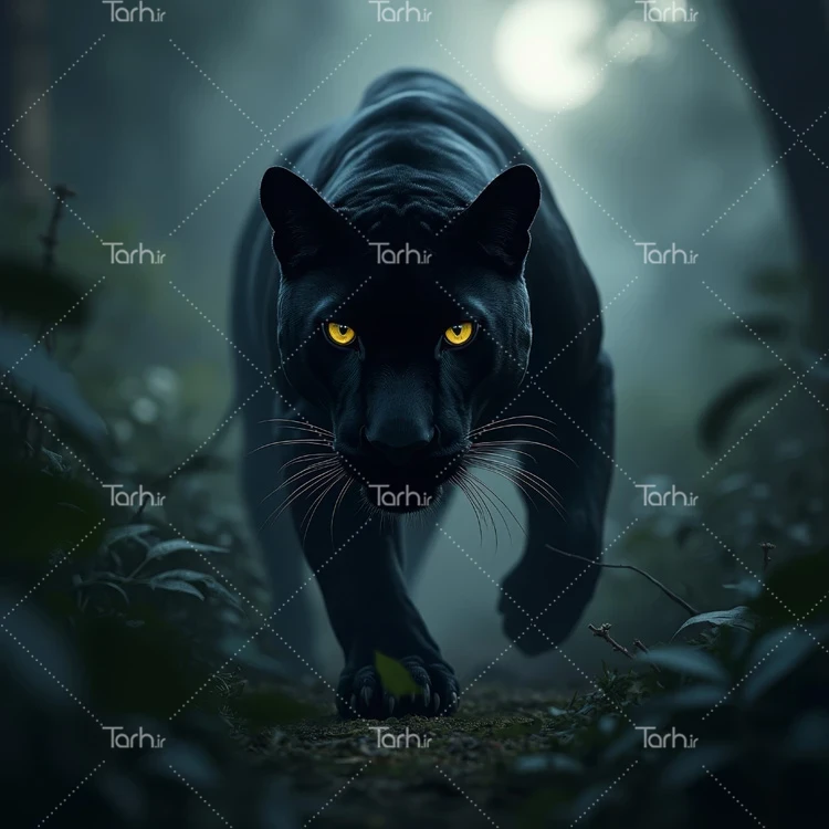 تصویر حیوان ویژه wordw عکس حرفه ای پلنگ سیاه