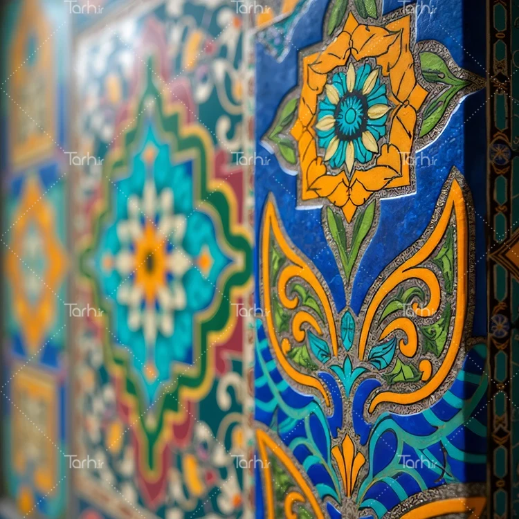 تصویر کاشیکاری عکس حرفه ای کاشی کاری