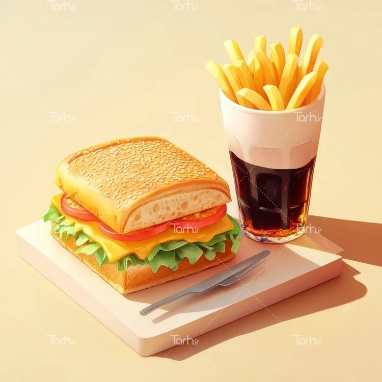 تصویر پیتزا فروشی عکس حرفه ای فست فود