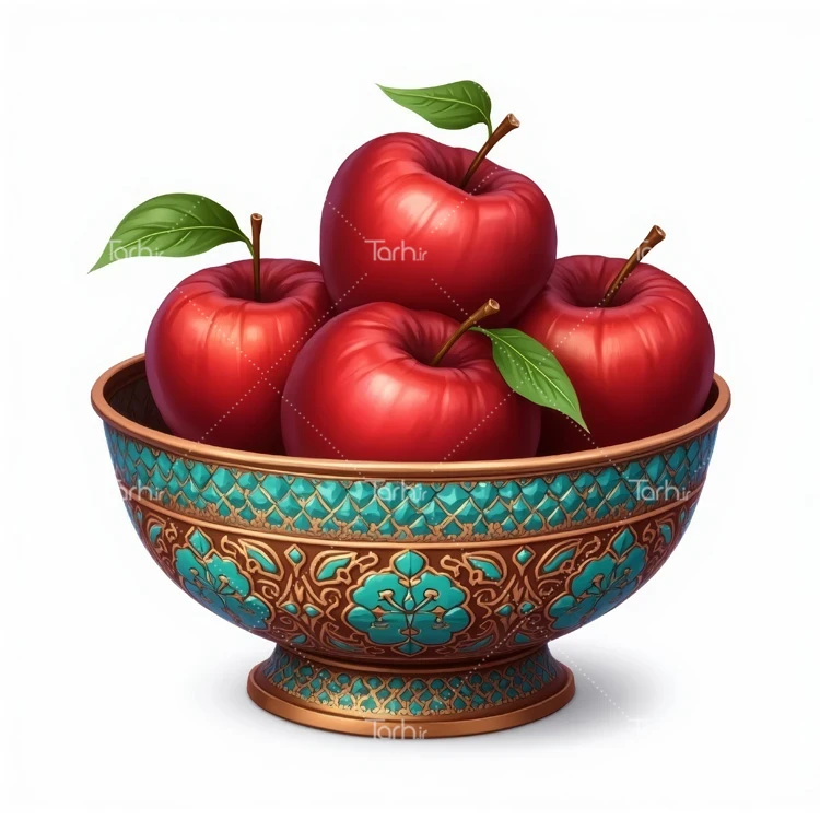 تصویر سیب قرمز ویژه هفت سین عکس حرفه ای سیب سفره هفت سین