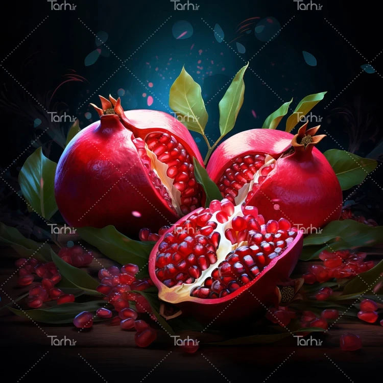 تصویر میوه عکس حرفه ای انار