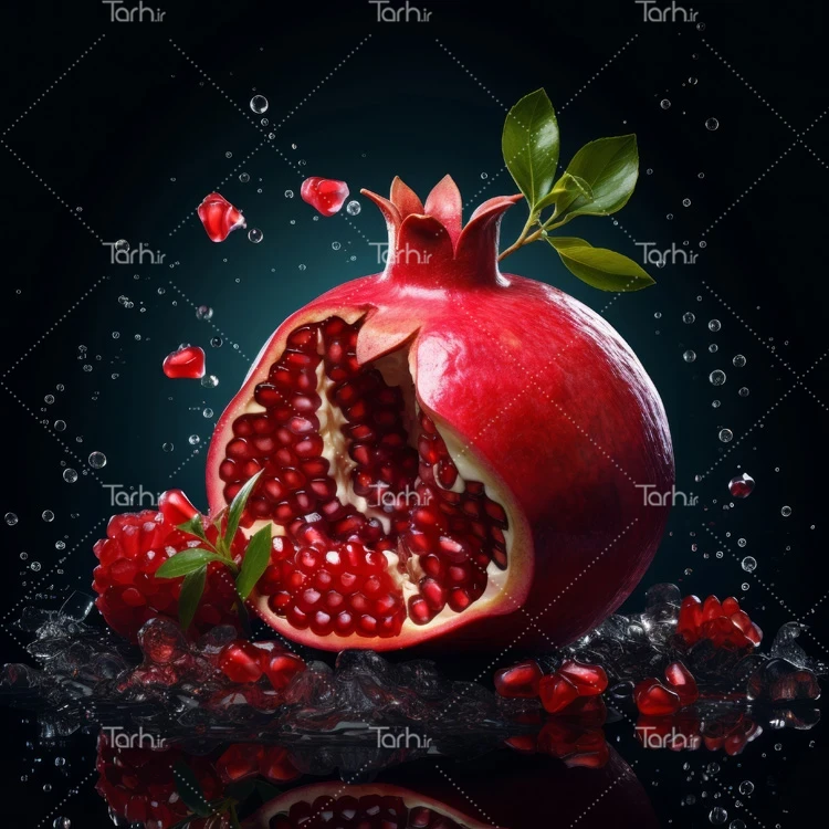 تصویر میوه عکس حرفه ای انار