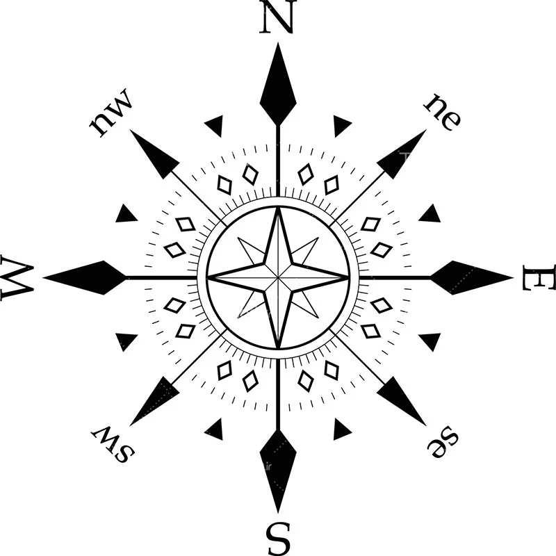 دانلود تصویر با کیفیت قطب نما کد فایل 3297861 طرح دات آی آر