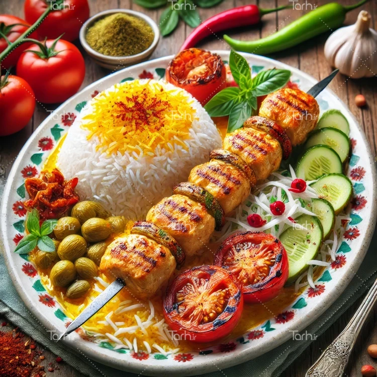 تصویر غذای سنتی عکس حرفه ای رستوران