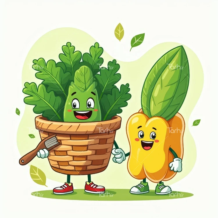 تصویر سبزی آماده ویژه wordw عکس حرفه ای سبزیجات