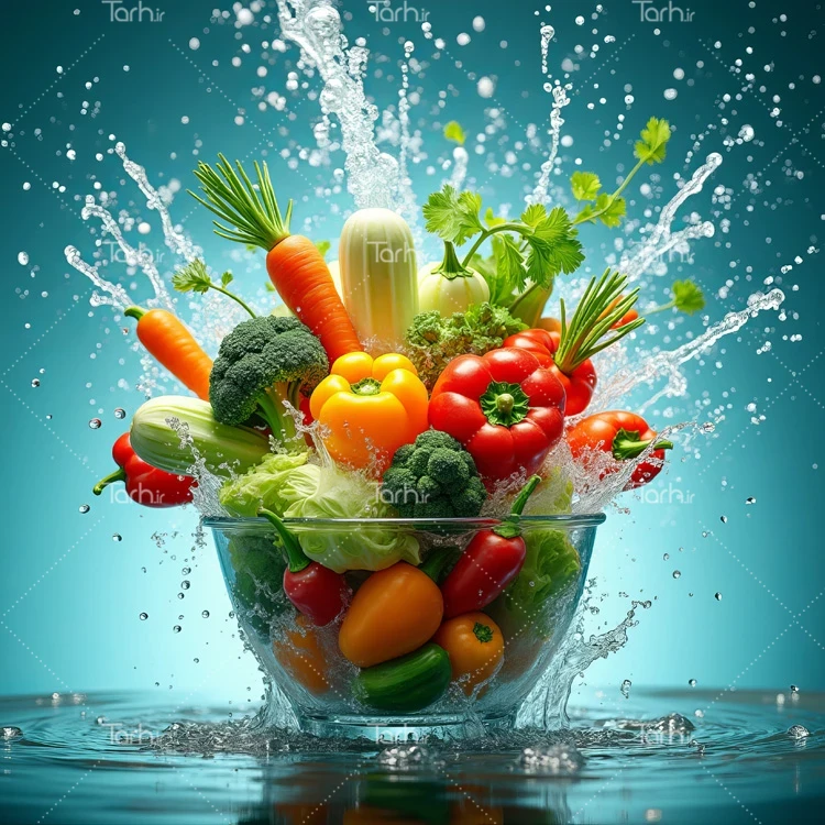 تصویر سبزی آماده ویژه wordw عکس حرفه ای سبزیجات