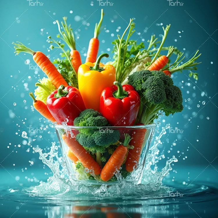 تصویر سبزی آماده ویژه wordw عکس حرفه ای سبزیجات