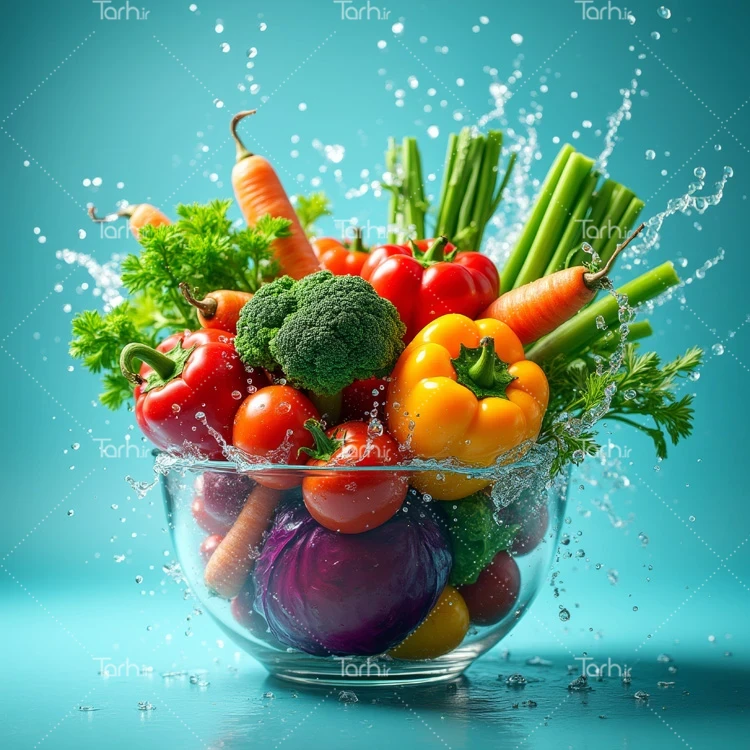 تصویر سبزی آماده ویژه wordw عکس حرفه ای سبزیجات