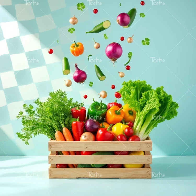 تصویر سبزی آماده ویژه wordw عکس حرفه ای سبزیجات