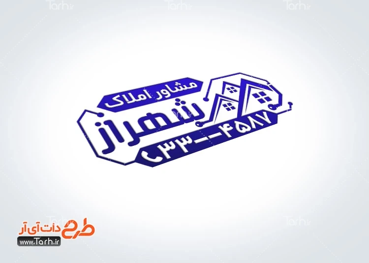 مهر ژلاتینی مشاورین املاک قالب مهر لایه باز مشاور املاک شامل وکتور ساختمان