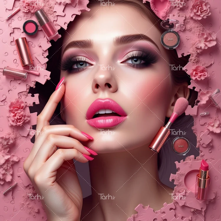 تصویر آرایشی بهداشتی ویژه wordw عکس حرفه ای لوازم آرایشی