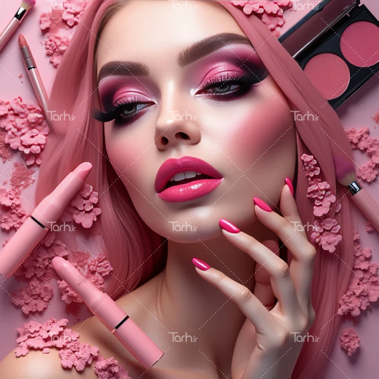 تصویر آرایشی بهداشتی ویژه wordw عکس حرفه ای لوازم آرایشی