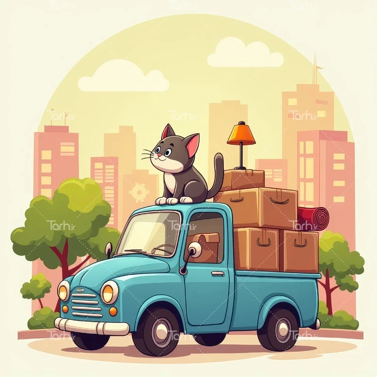 تصویر وانت تلفنی ویژه حمل و نقل عکس حرفه ای وانت بار