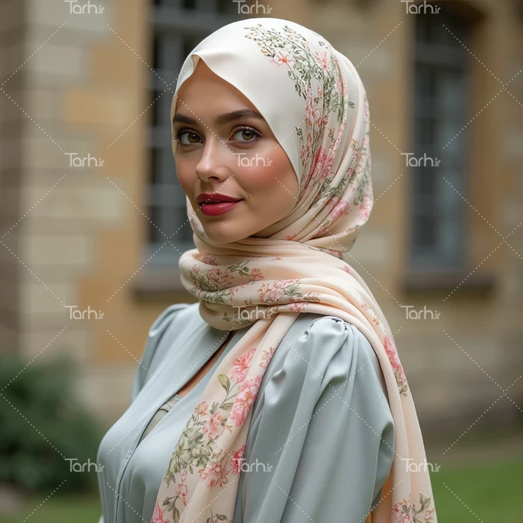 تصویر شال ویژه wordw عکس حرفه ای روسری