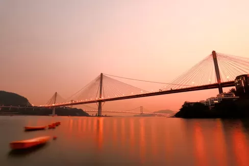 دانلود رایگان عکس باکیفیت پل روی رودخانه