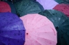 عکس استوک کیفیت بالای چترهای رنگارنگ