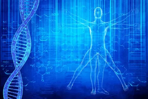 تصویر سه بعدی باکیفیت DNA تصویر سه بعدی باکیفیت DNA