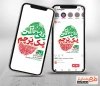 قالب آماده اینستاگرام روز جمهوری اسلامی شامل وکتور پرچم ایران