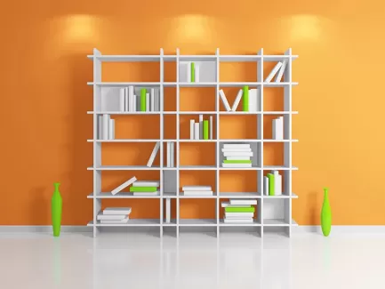 عکس باکیفیت کتابخانه در خانه
