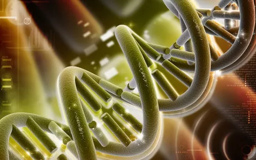 تصویر سه بعدی باکیفیت DNA تصویر سه بعدی باکیفیت DNA