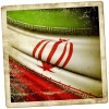 دانلود عکس با کیفیت پرچم ایران در قاب 
