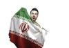دانلود عکس با کیفیت پرچم ایران و مرد هیجانی 