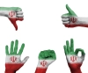 دانلود عکس با کیفیت دست و نقاشی پرچم ایران 