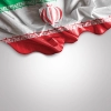 دانلود عکس با کیفیت پرچم ایران از نمای بالا