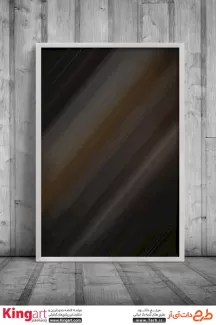 طرح موکاپ قاب عکس چوبی عمودی رایگان به صورت لایه باز با فرمت psd جهت پیش نمایش قاب عکس روی دیوار