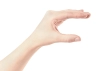 تصویر باکیفیت انگشت و علامت زبان اشاره
