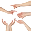 عکس باکیفیت انگشتان دستها در حالت مختلف 