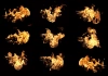 عکس استوک باکیفیت آتش و شکل مختلف 