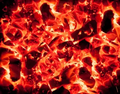 عکس استوک باکیفیت آتش و ذغال