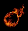 عکس استوک باکیفیت آتش و شعله با شکل