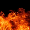 عکس استوک باکیفیت آتش و شعله از بالا