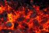 عکس باکیفیت ذغال روی آتش