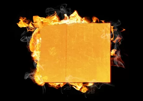 عکس استوک باکیفیت آتش از نمای بالا