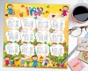 تقویم کودکانه لایه باز دیواری جهت چاپ تقویم کودکانه 1402 دیواری
