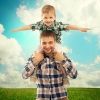 عکس باکیفیت پدر و پسربچه