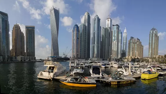 دانلود رایگان عکس باکیفیت برج های دبی و قایق