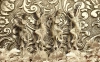 کاغذ دیواری طرح مجسمه 3 بعدی
