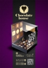 دانلود تراکت لایه باز فروشگاه شکلات شامل عکس شکلات کاکائویی جهت چاپ تراکت شکلات فروشی