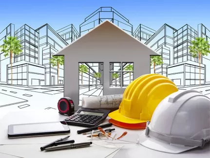 عکس کلاه ایمنی مهندسی زرد و سفید عکس کلاه ایمنی مهندسی زرد و سفید