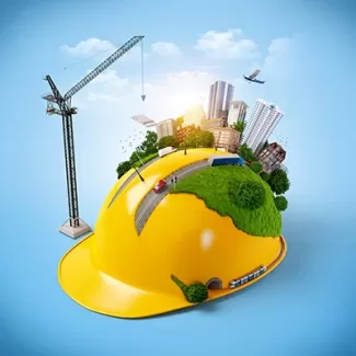 عکس کلاه ایمنی مهندسی زرد عکس کلاه ایمنی مهندسی زرد