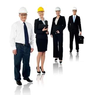 تصویر با کیفیت مهندس زن و مرد تصویر با کیفیت مهندس زن و مرد