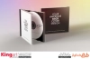 موکاپ رایگان کاور CD به صورت لایه باز با فرمت psd جهت پیش نمایش کاور و برچسب CD و DVD