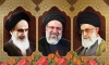طرح بنر رهبری امام خمینی و رئیسی