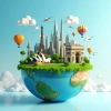 عکس حرفه ای آژانس مسافرتی