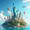 عکس حرفه ای آژانس مسافرتی